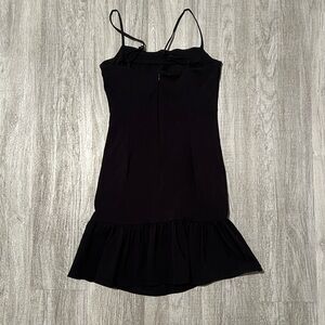 Forever 21 black black spaghetti strap dress